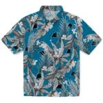 Carolina Panthers Hawaiian Shirt - Palm Leaves | Moonbestprint