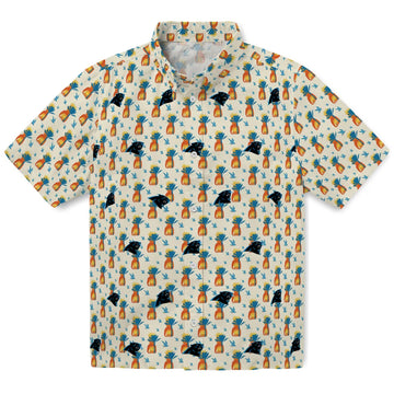 Carolina Panthers Hawaiian Shirt - Pineapple Delight | Moonbestprint