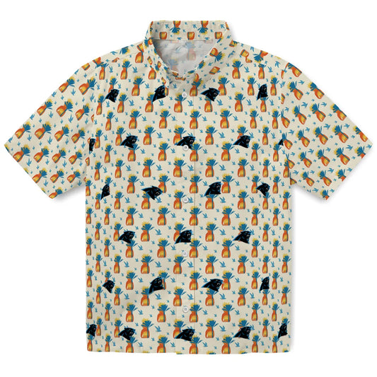 Carolina Panthers Hawaiian Shirt - Pineapple Delight | Moonbestprint