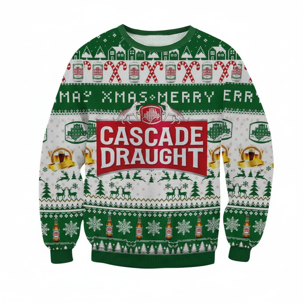 Cascade Draught Beer Ugly Christmas Sweater 2022 ? Usalast
