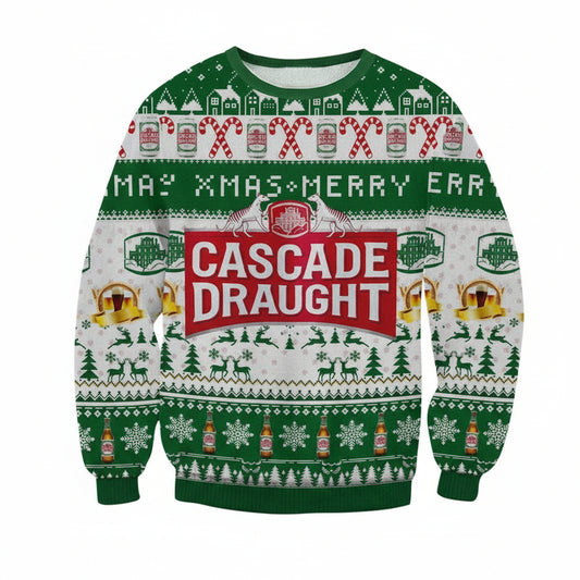 Cascade Draught Beer Ugly Christmas Sweater 2022 ? Usalast