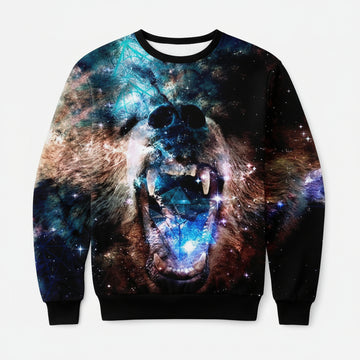 Casual Hoodies For Men Women 3D Sweaters Print Ferocious Dog Sharp Teeth Animals Slim Galaxy Hoodies Sh5316 ? Usalast
