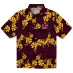 Central Michigan Chippewas Hawaiian Shirt - 50th State Flower | Moonbestprint