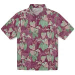 Central Michigan Chippewas Hawaiian Shirt - Anthurium Overlay | Moonbestprint