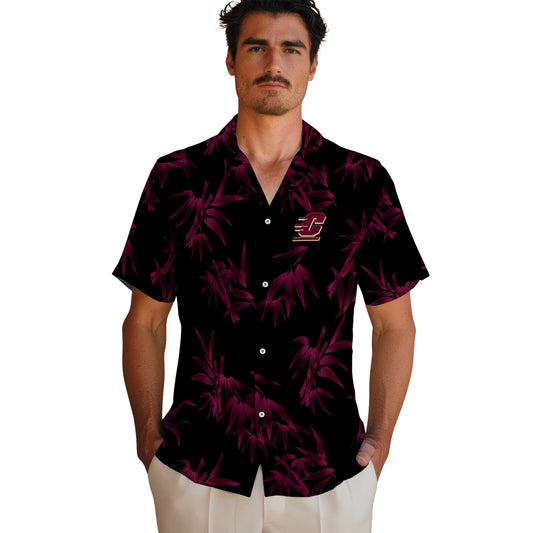 Central Michigan Chippewas Hawaiian Shirt - Bamboo Branches | Moonbestprint