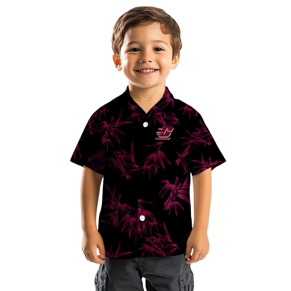 Central Michigan Chippewas Hawaiian Shirt - Bamboo Branches | Moonbestprint