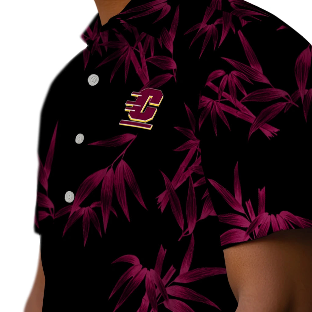 Central Michigan Chippewas Hawaiian Shirt - Bamboo Branches | Moonbestprint