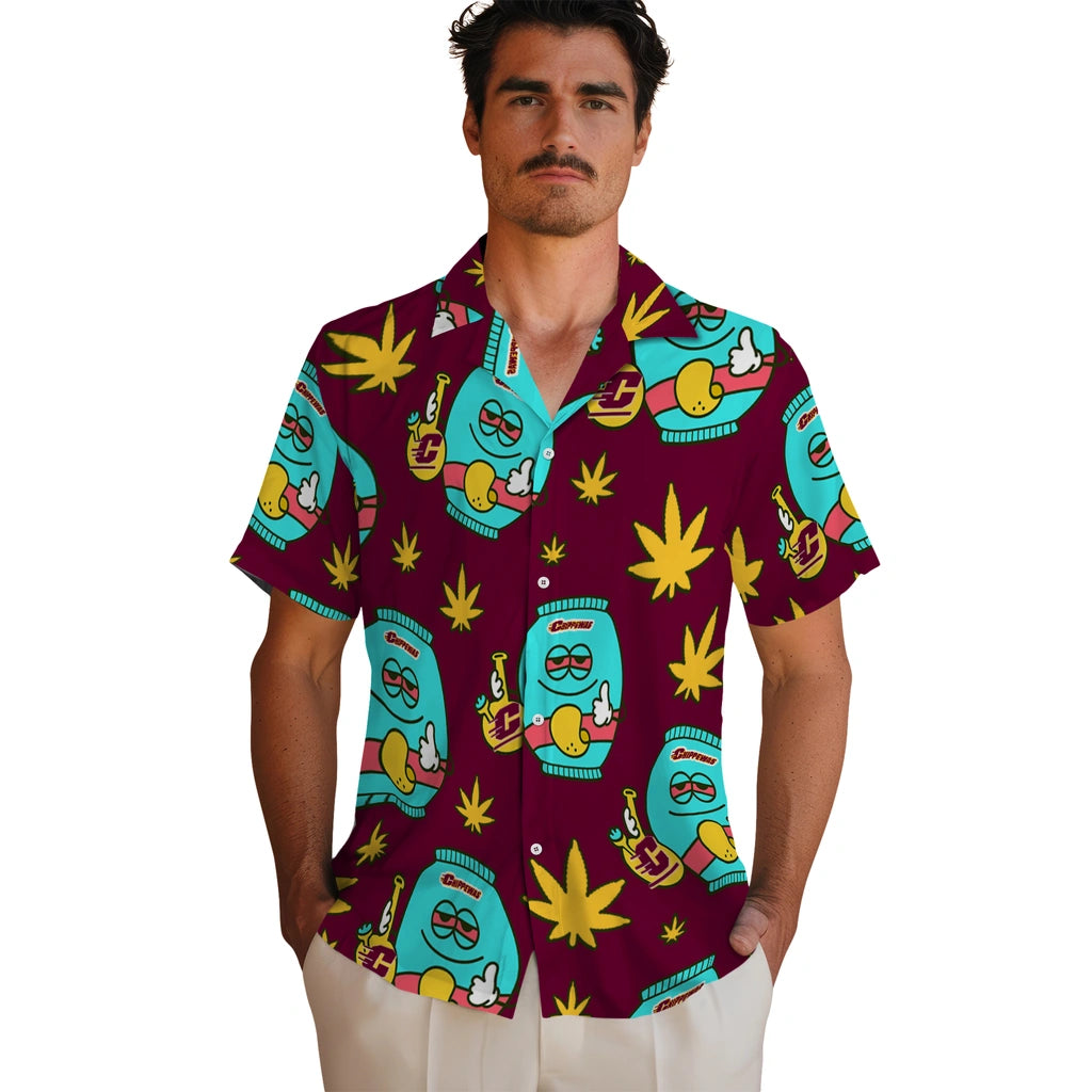 Central Michigan Chippewas Hawaiian Shirt - Chill Vibe | Moonbestprint