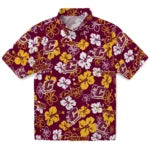 Central Michigan Chippewas Hibiscus Bloom Hawaiian Shirt – Moonbestprint