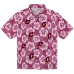 Central Michigan Chippewas Hawaiian Shirt - Hibiscus Cluster | Moonbestprint