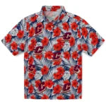 Central Michigan Chippewas Hawaiian Shirt - Hibiscus Fiesta | Moonbestprint