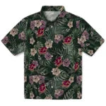 Central Michigan Chippewas Hawaiian Shirt - Hibiscus Leaves Pattern | Moonbestprint