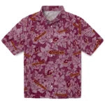 Central Michigan Chippewas Hawaiian Shirt - Hibiscus Oasis | Moonbestprint