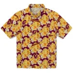 Central Michigan Chippewas Hawaiian Shirt - Hibiscus Tropics | Moonbestprint