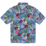 Central Michigan Chippewas Hawaiian Shirt - Pineapple Bouquet | Moonbestprint