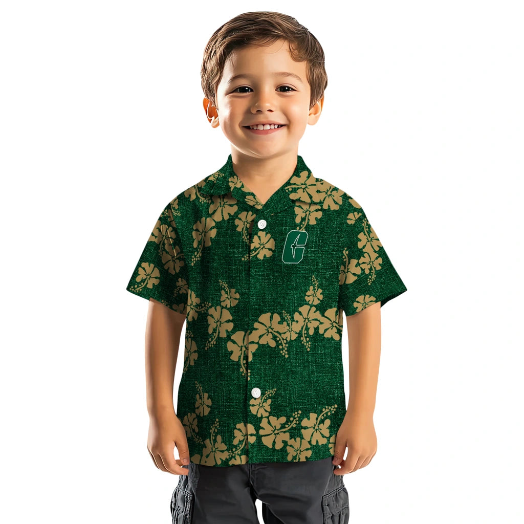 Charlotte 49ers Hawaiian Shirt - 50th State Flower | Moonbestprint