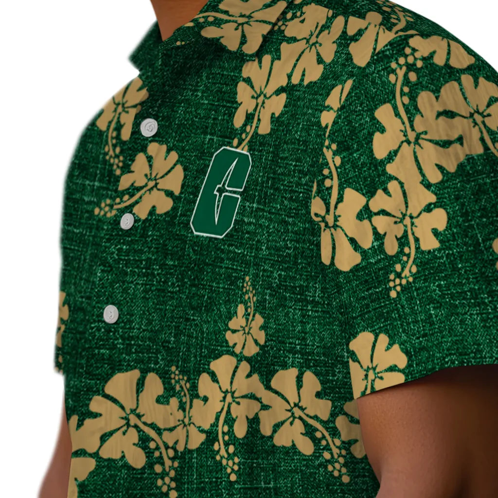 Charlotte 49ers Hawaiian Shirt - 50th State Flower | Moonbestprint