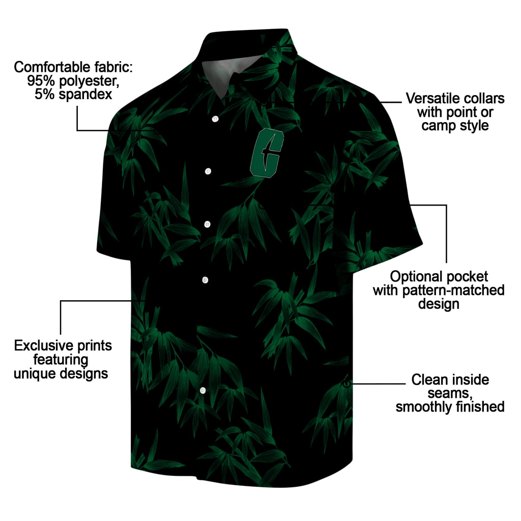 Charlotte 49ers Hawaiian Shirt - Bamboo Branches | Moonbestprint