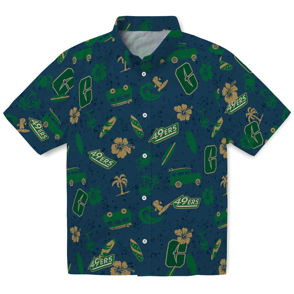 Charlotte 49ers Hawaiian Shirt - Beach Vibe | Moonbestprint