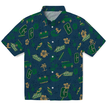 Charlotte 49ers Hawaiian Shirt - Beach Vibe | Moonbestprint