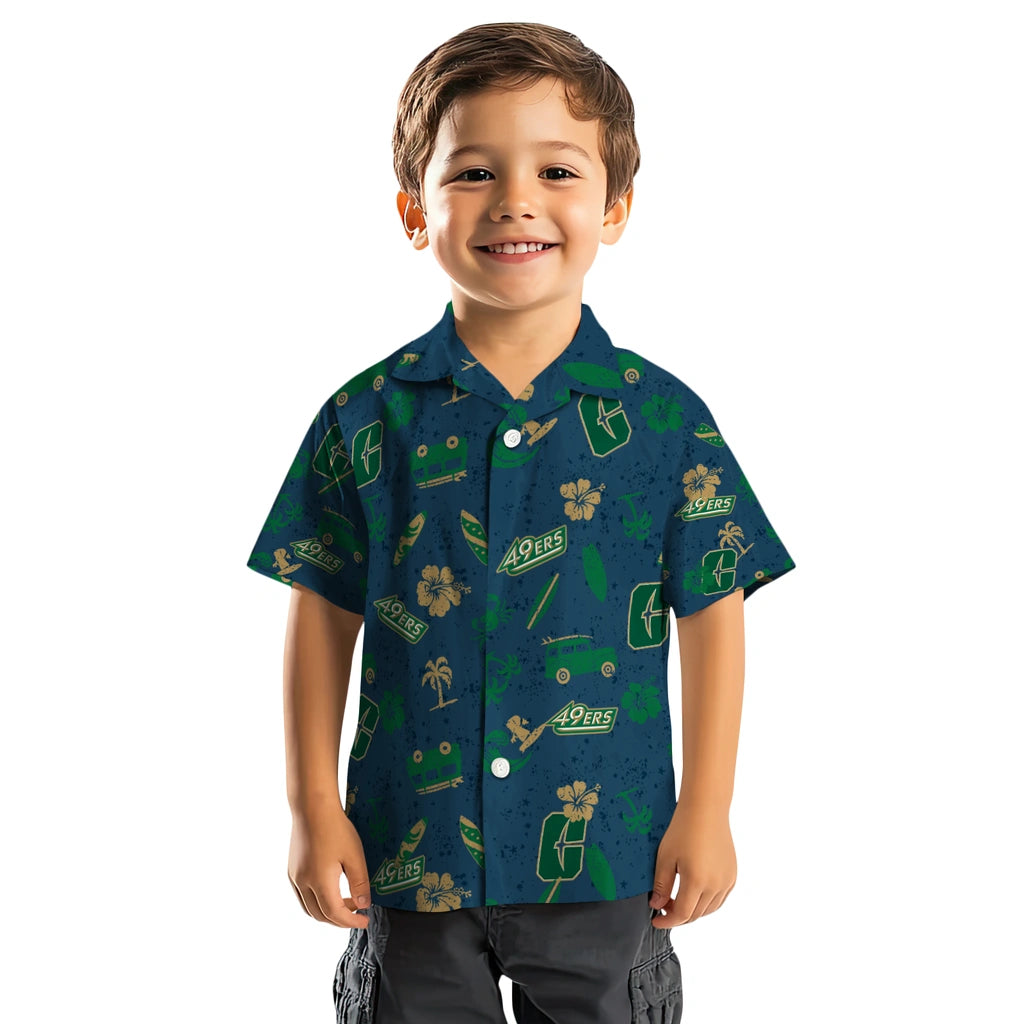 Charlotte 49ers Hawaiian Shirt - Beach Vibe | Moonbestprint