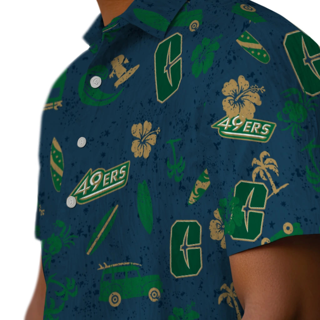 Charlotte 49ers Hawaiian Shirt - Beach Vibe | Moonbestprint