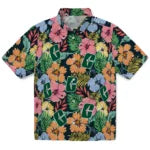 Charlotte 49ers Hawaiian Shirt - Brilliant Hibiscus Garden | Moonbestprint