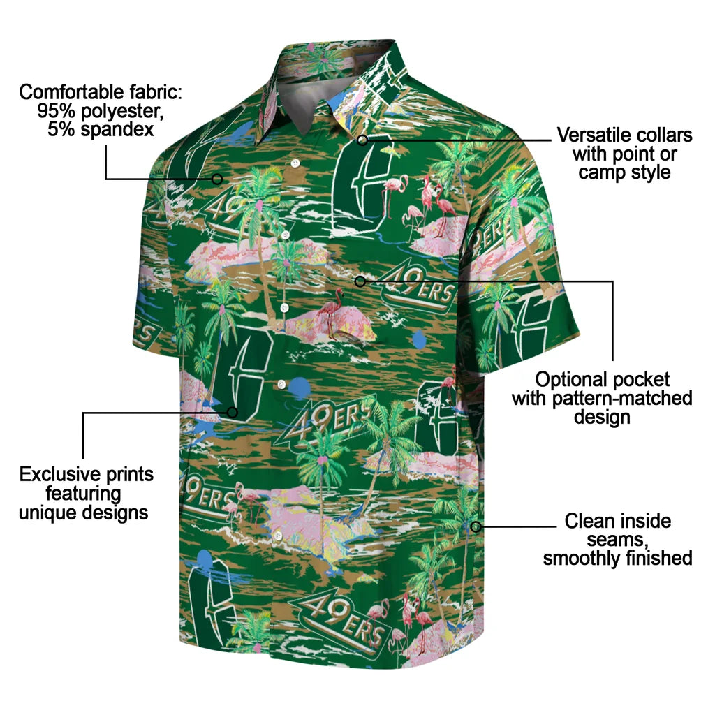 Charlotte 49ers Flamingo Retreat 2026 Hawaiian Shirt – Moonbestprint