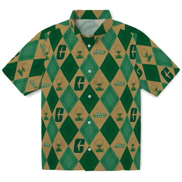 Charlotte 49ers Hawaiian Shirt - Golfing Plaid | Moonbestprint