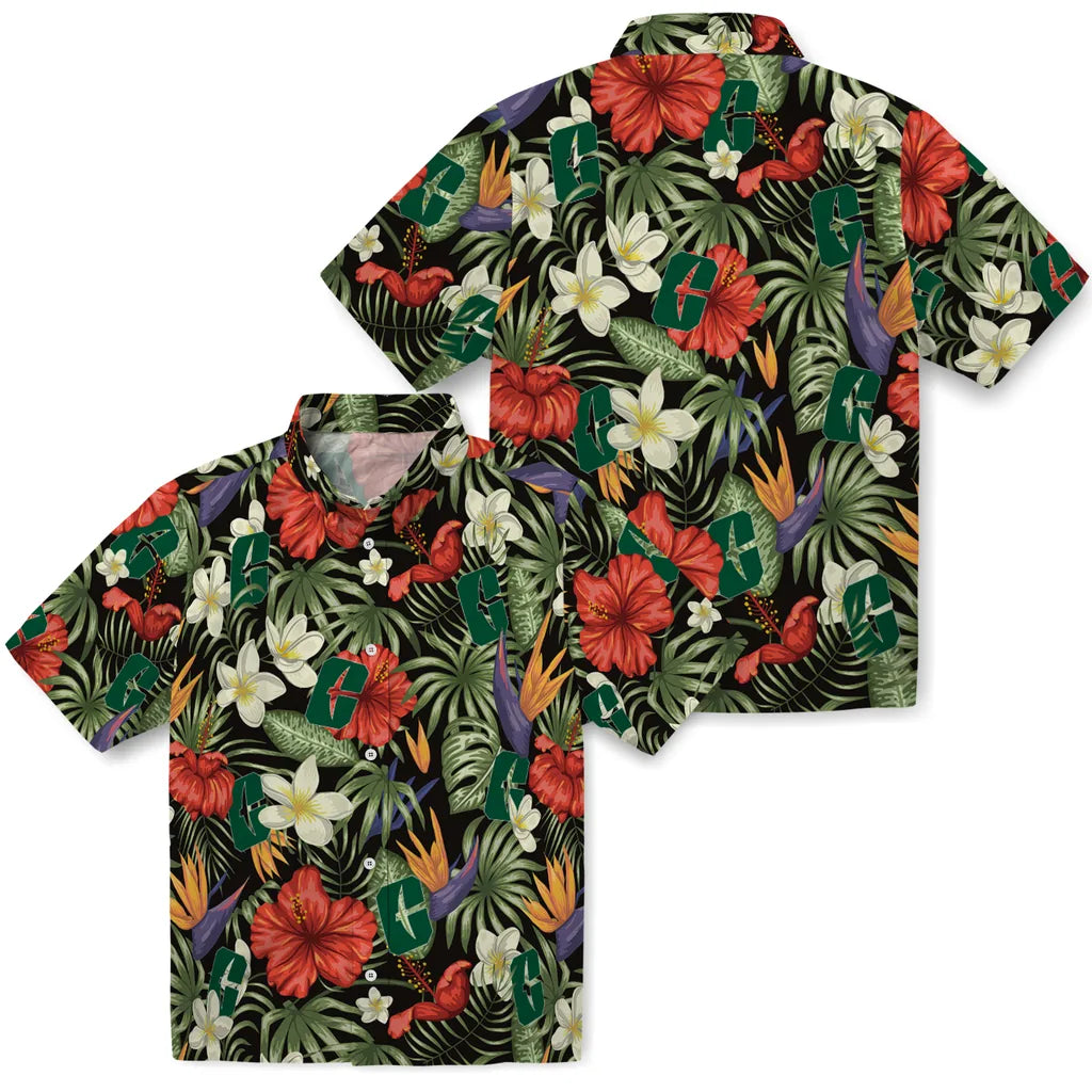 Charlotte 49ers Hawaiian Shirt - Hawaii Floral Hibiscus | Moonbestprint