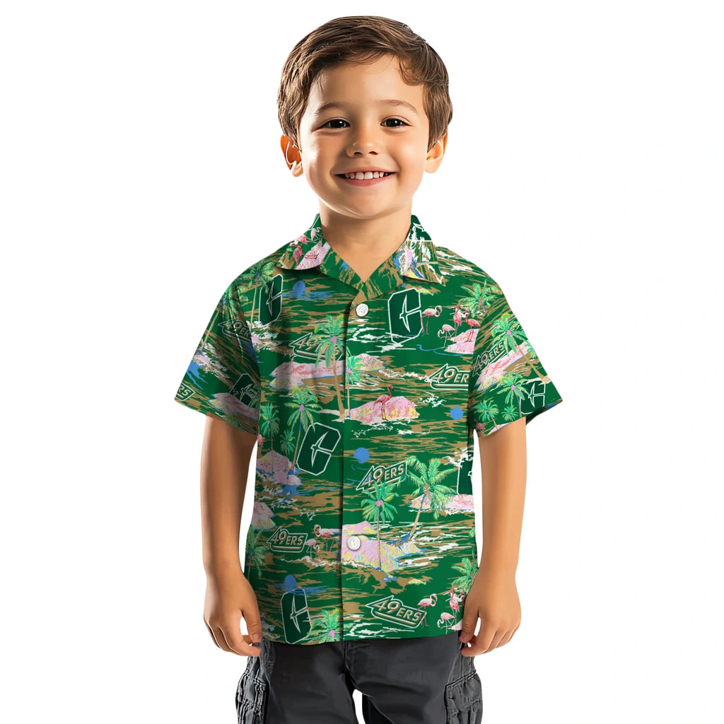 Charlotte 49ers Hawaiian Shirt - Hawaii Island | Moonbestprint