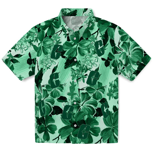 Charlotte 49ers Hawaiian Shirt - Hibiscus Arrangement | Moonbestprint