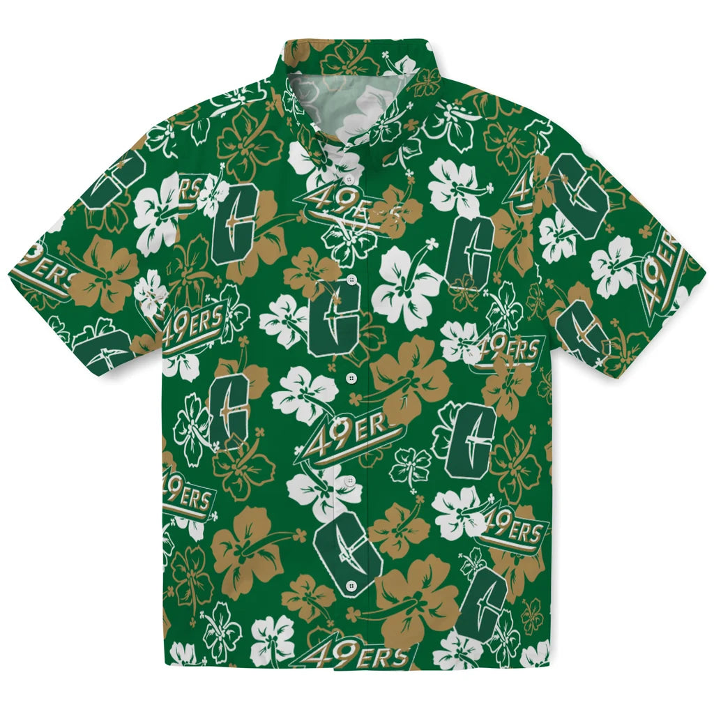 Charlotte 49ers Hibiscus Bloom Hawaiian Shirt – Moonbestprint