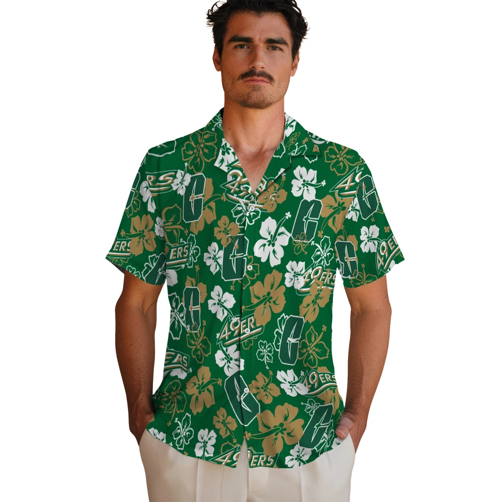 Charlotte 49ers Hibiscus Bloom Hawaiian Shirt – Moonbestprint