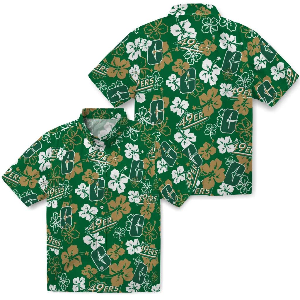 Charlotte 49ers Hibiscus Bloom Hawaiian Shirt – Moonbestprint