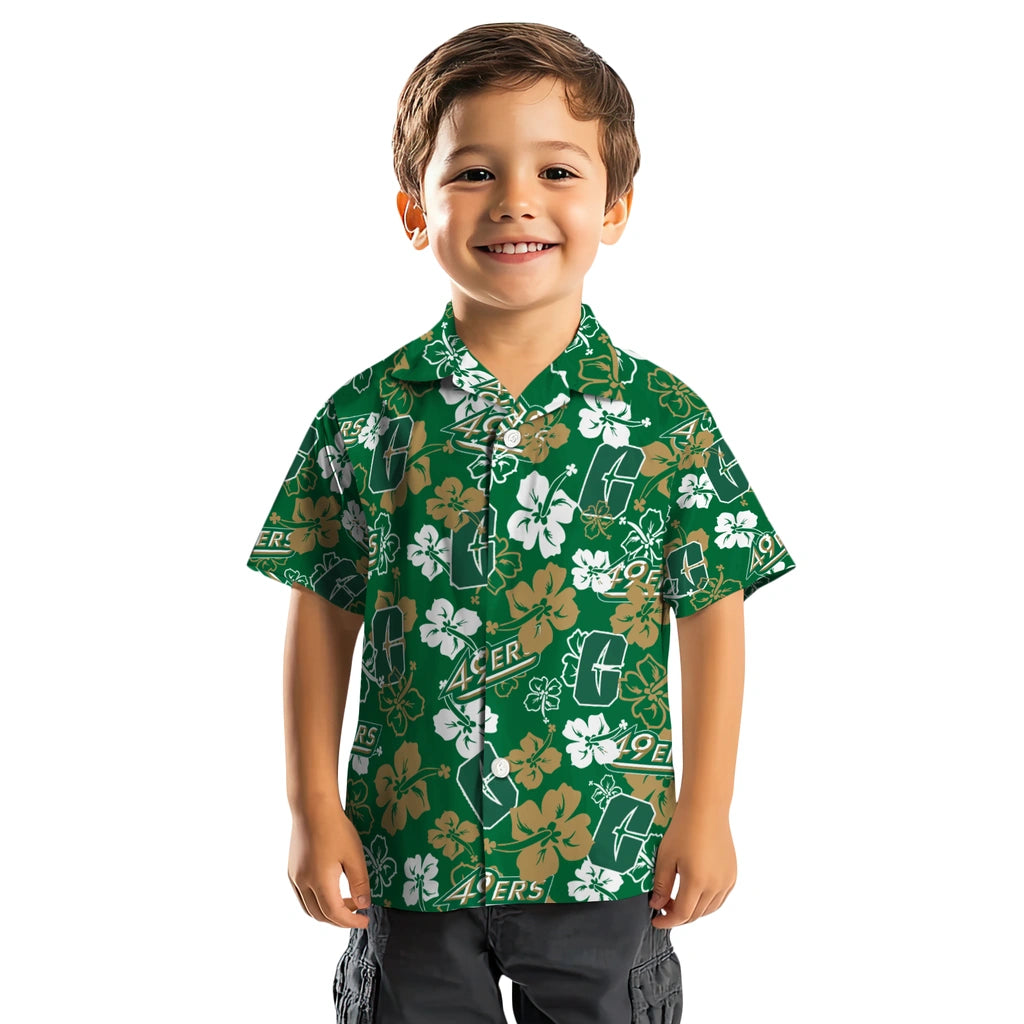 Charlotte 49ers Hibiscus Bloom Hawaiian Shirt – Moonbestprint