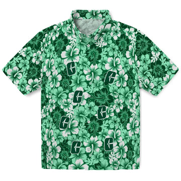 Charlotte 49ers Hawaiian Shirt - Hibiscus Blooms | Moonbestprint