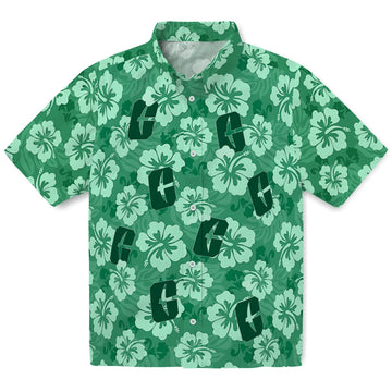 Charlotte 49ers Hawaiian Shirt - Hibiscus Cluster | Moonbestprint
