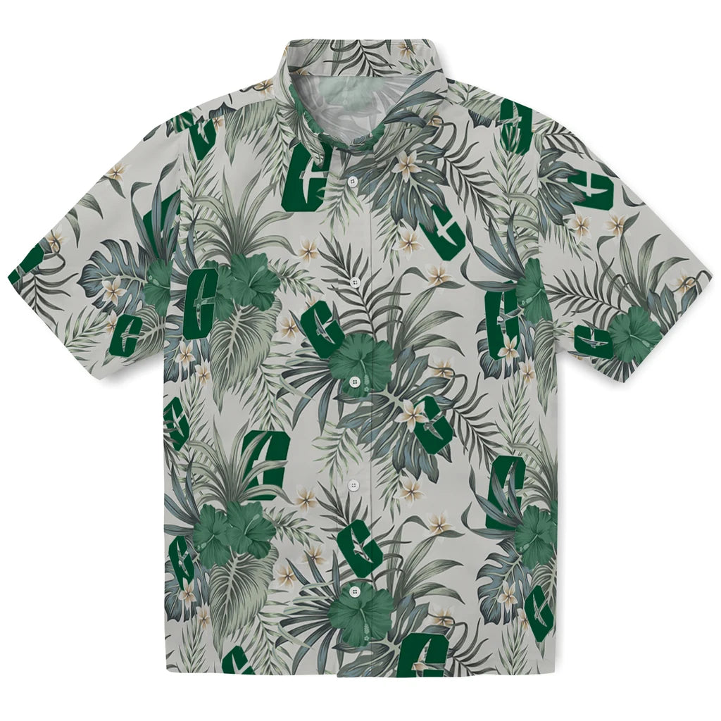Charlotte 49ers Hawaiian Shirt - Hibiscus Designs | Moonbestprint
