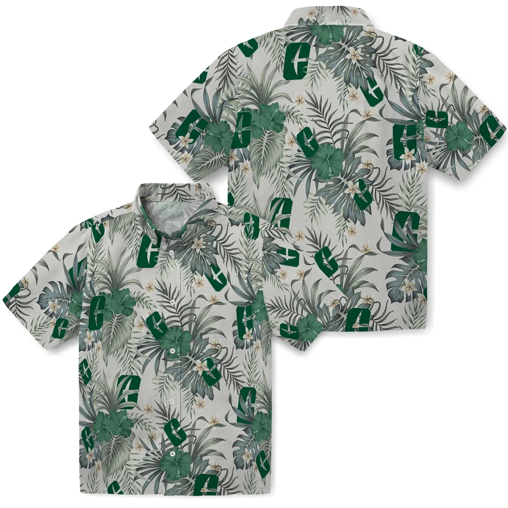Charlotte 49ers Hawaiian Shirt - Hibiscus Designs | Moonbestprint