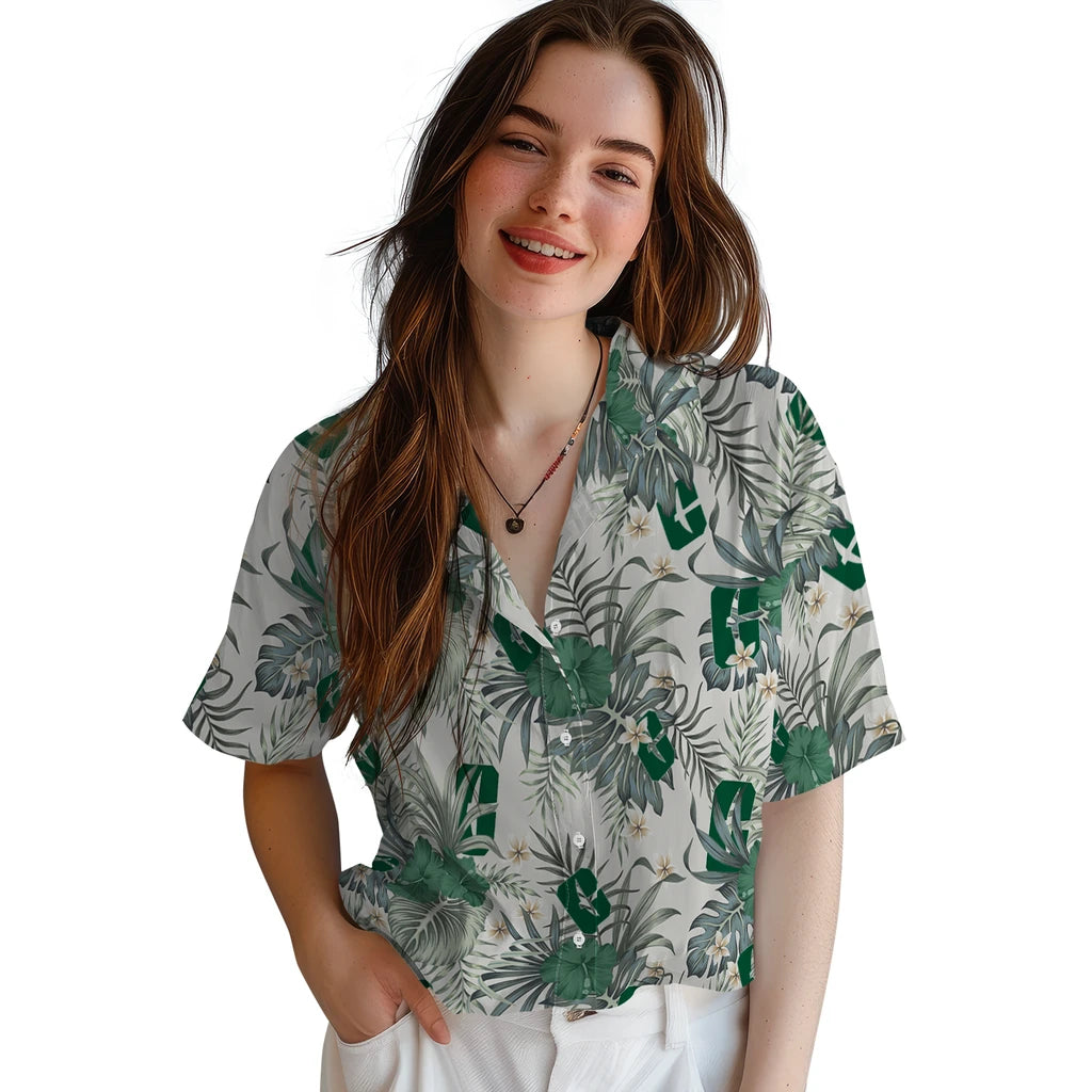 Charlotte 49ers Hawaiian Shirt - Hibiscus Designs | Moonbestprint