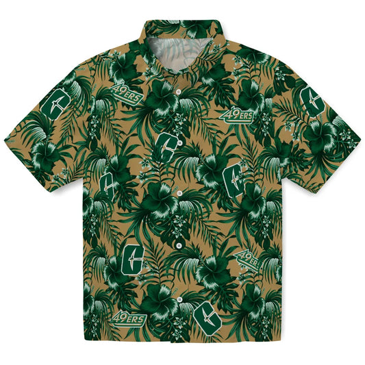 Charlotte 49ers Hawaiian Shirt - Hibiscus Exotic | Moonbestprint