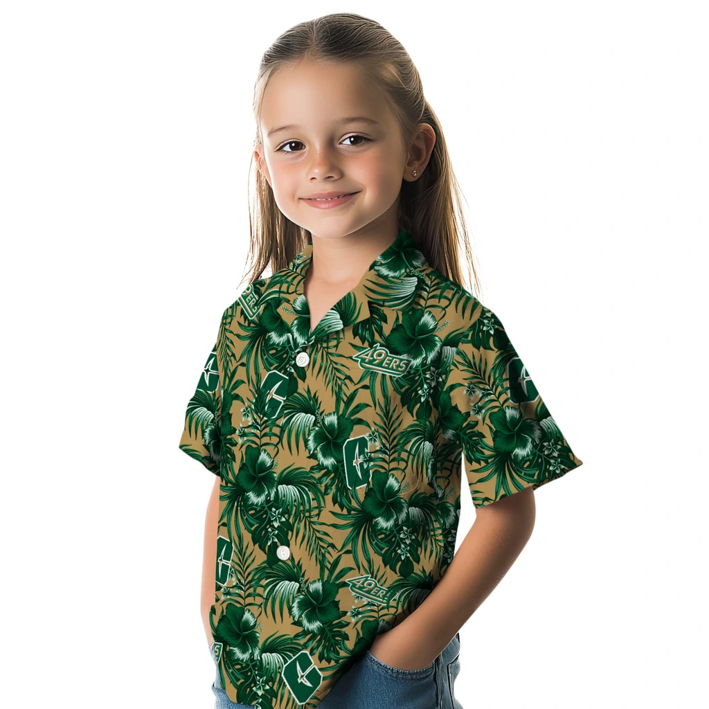Charlotte 49ers Hawaiian Shirt - Hibiscus Exotic | Moonbestprint