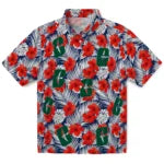 Charlotte 49ers Hawaiian Shirt - Hibiscus Fiesta | Moonbestprint