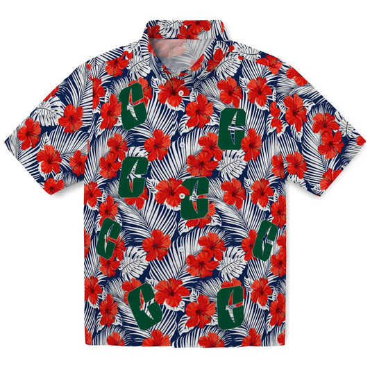 Charlotte 49ers Hawaiian Shirt - Hibiscus Fiesta | Moonbestprint