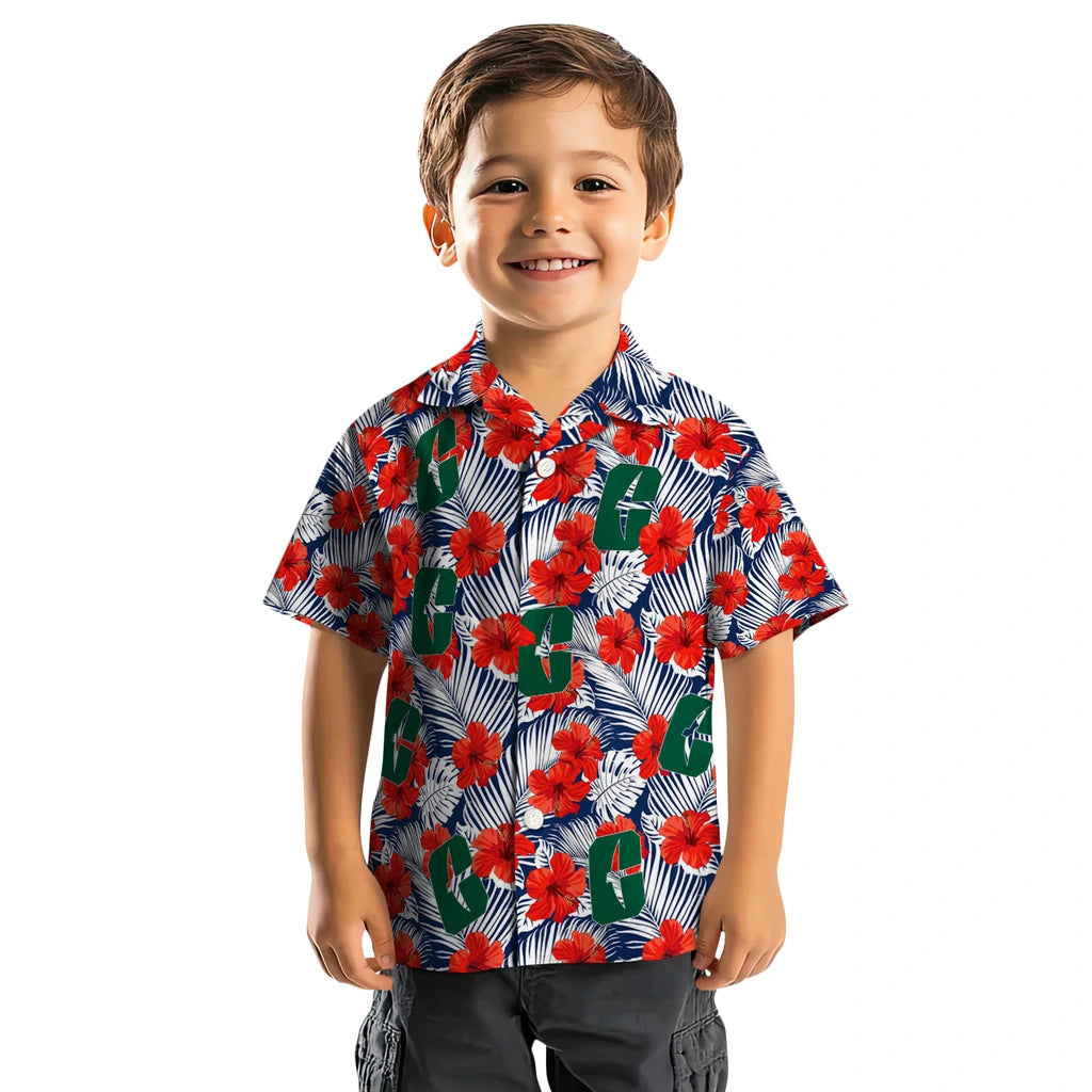 Charlotte 49ers Hawaiian Shirt - Hibiscus Fiesta | Moonbestprint