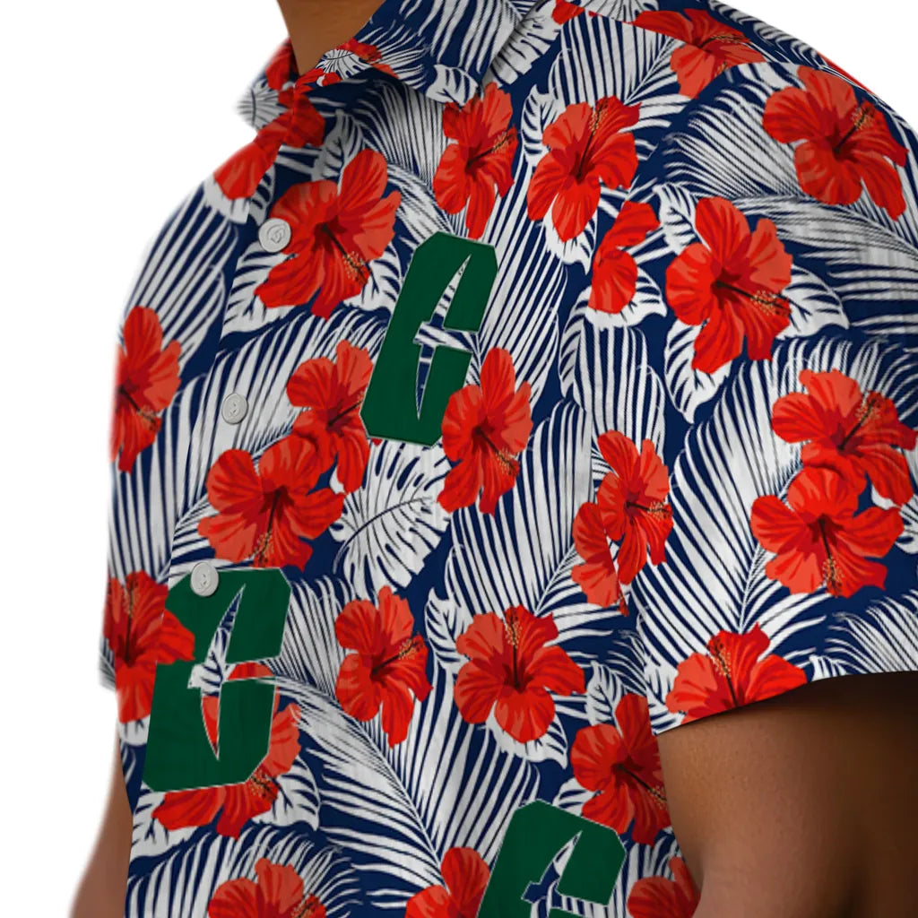 Charlotte 49ers Hawaiian Shirt - Hibiscus Fiesta | Moonbestprint