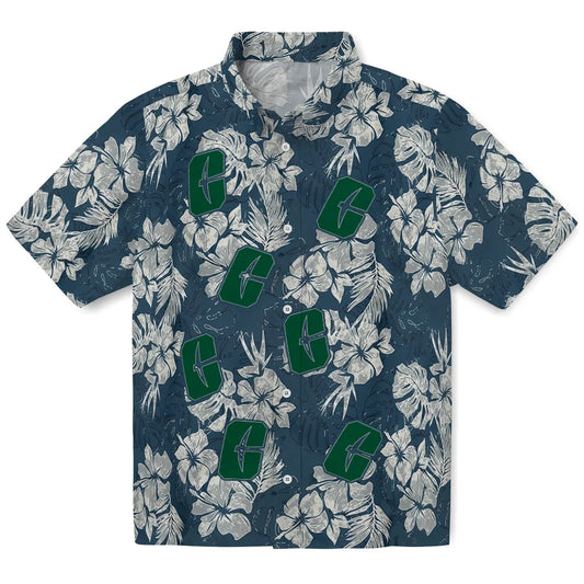 Charlotte 49ers Hawaiian Shirt - Hibiscus Flowers | Moonbestprint
