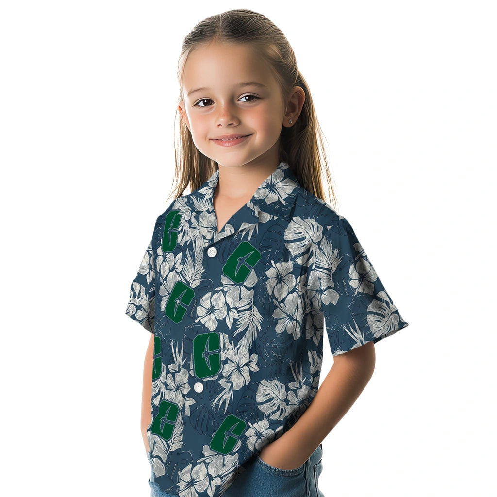 Charlotte 49ers Hawaiian Shirt - Hibiscus Flowers | Moonbestprint