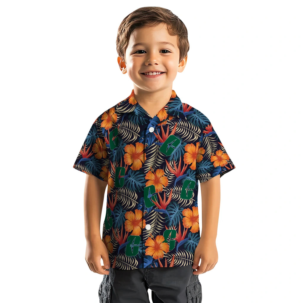 Charlotte 49ers Hawaiian Shirt - Hibiscus Foliage | Moonbestprint